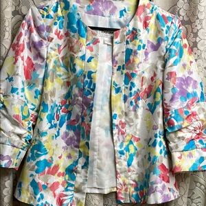 Tan Jay petites Floral Women's Jacket